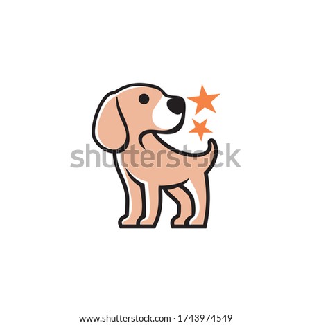 Dog illustration, Pet Shop Vector Logo Template. This logo could be use 
as logo of pet shop, pet clinic, or others