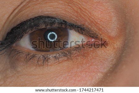 macro picture of a Woman 