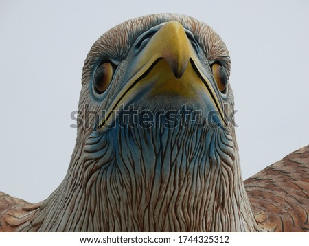 A picture of an eagle statue in Malaysia 