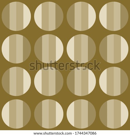 Simple abstract geometric design. Rounded repeated pattern for textile, wallpaper, wrapping paper, prints, surface design, web or another accent etc.
