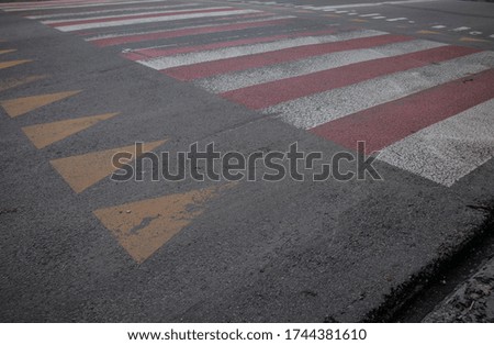 road crosswalk texture, asphalt with road marking 