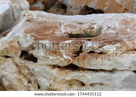 texture of rocks and stones closeup