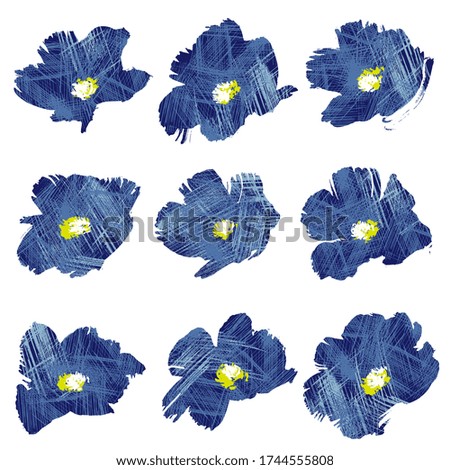 Flower vector illustration material abstract beautifully,
I designed a flower abstractly,
