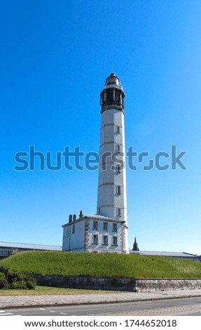 Calais lighthouse in the north of France Royalty-Free Stock Photo #1744652018