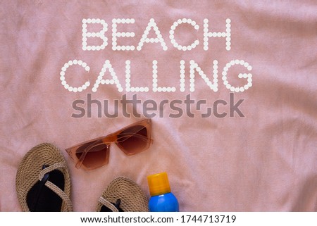  message beach calling