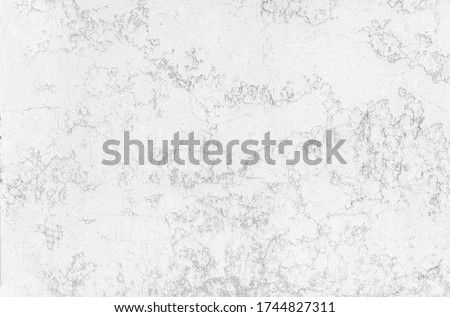 Graphic old stains plaster. Wallpaper castle fortress.Bump map of modern urban exterior facade.Crack vintage smooth wall rock. Uneven ancient stone for overlay paint. Outside rough ornate motif for 3d Royalty-Free Stock Photo #1744827311