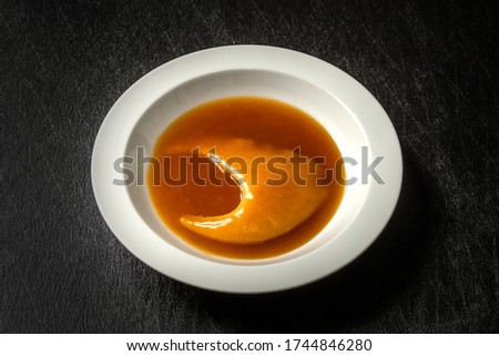luxury Chinese cuisine Shark fin  soup  simmered