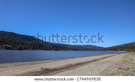 Lake Hemet located in the San Jacinto Mountains in Mountain Center, Riverside County.
