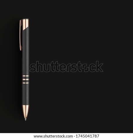 Black pen writing on black background