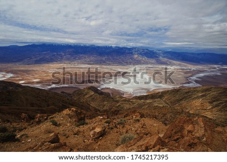 nevada desert landscape with mountain 