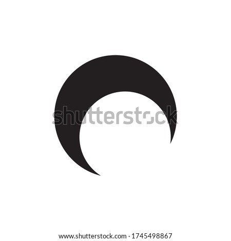 moon flat icon. Sign sun and moon. Vector logo for web design, mobile and infographics. Vector illustration eps10. Isolated on white background