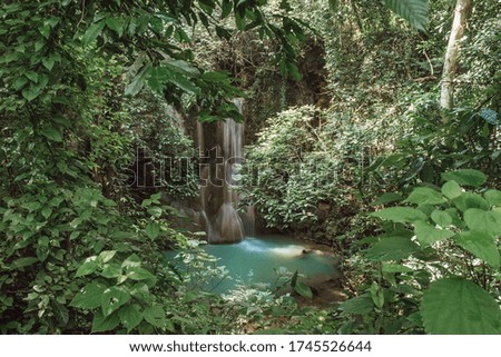 waterfall nature forest adventure outdoor