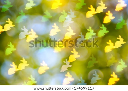 Festive Christmas background with bokeh lights