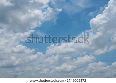 Sky clouds.Blue sky background with white clouds.