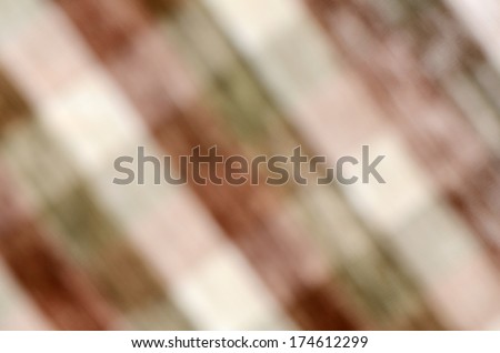 Abstract background color of strips pattern in selective focus.
