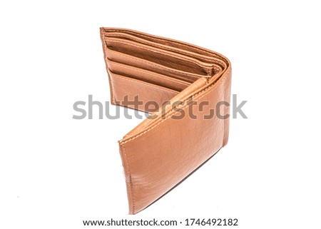 A picture of wallet with Selective focus