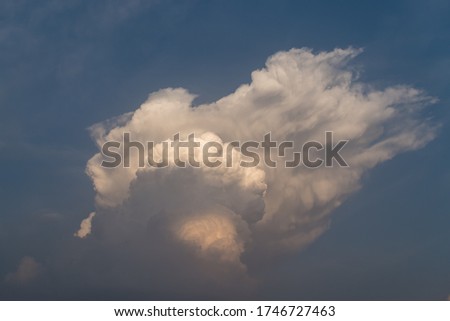 Cumulonimbus Cloud and Sky at New Delhi