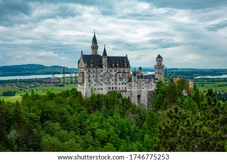Famous Neuschwanstein Castle in Bavaria Germany - travel photography