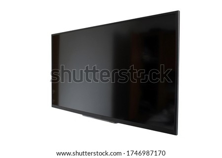 Modern TV isolated on white background