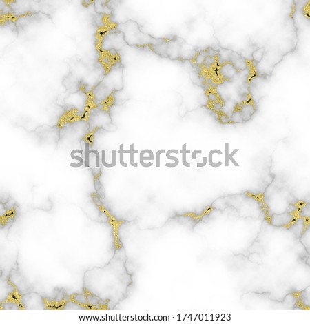 Marble gold texture seamless background. Abstract gold glitter marbling seamless pattern for fabric, tile, interior design or gift wrapping . Realistic business or wedding cover card.