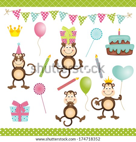Monkey Birthday Party 