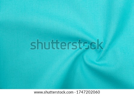 green fabric cotton texture for background ,soft and smooth.