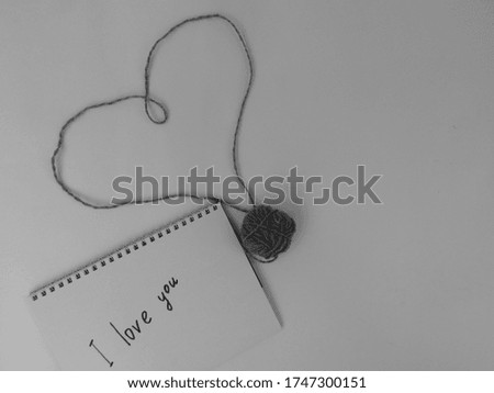 close-up heart shape and the inscription i love you                       
