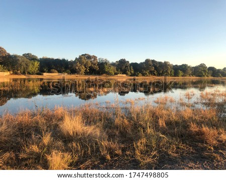 Thamalakane River in Maun, Botswana