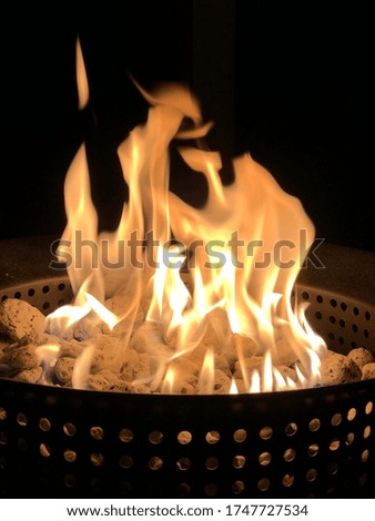beautiful picture of a flaming fire