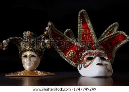 Traditional venice carnival mask  from Italy