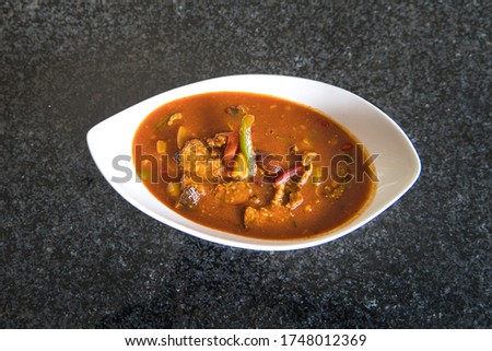 Stew, goulash, vegetable pan, Asian with bell pepper, low carb