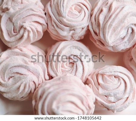 sweet marshmallows organic food, background