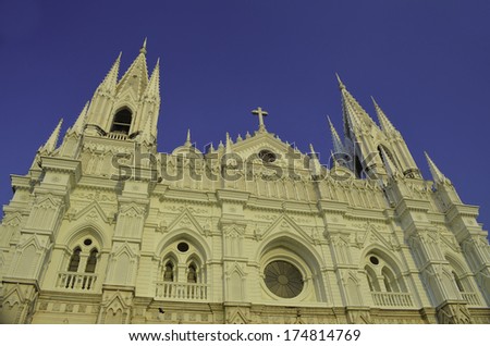 Blue sky Cathedral 