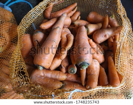 carrots that have been washed clean