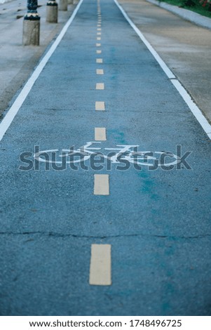 Bicycle lane symbol (Bicycle path)