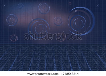 Abstract technology background with mesh. Designed for presentation