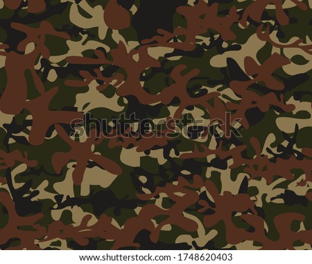 Abstract Tree Print. Hunter Green Texture. Green Modern Pattern. Urban Camo Paint. Military Vector Camouflage. Army Khaki Canvas. Digital Beige Camouflage Seamless Brush. Vector Woodland Camoflage.