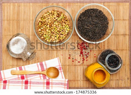 Vedic cooking or eating lean Royalty-Free Stock Photo #174875336