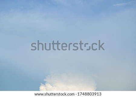cloudy sky view sushine blue background