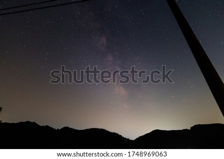 Milky Way of Wonjeong-ri in Boeun, Korea