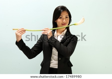 Young Asian Business Woman