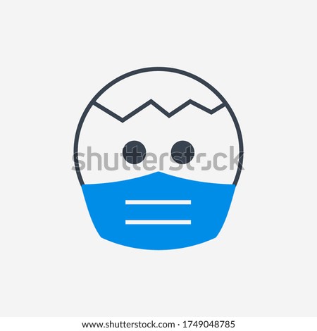 Human in a medical mask line vector icon. Corona virus vector symbol. Pandemic protective icons set for web design. Healthcare people flat icon for app design. Covid-19 minimal flat linear icons