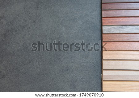 wood materials. Materials construction. Interior design material. Sample of wood. Laminate. Veneer. Vinyl. pattern of wood texture; Walnut, Oak, Ash, beach, Dark brown, Maple, white, black. wood.