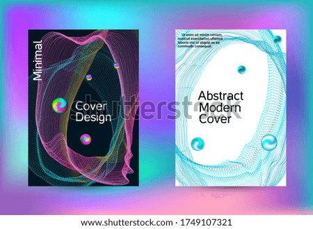 Set of covers for design. Minimal creative art. Business brochure template. Geometric print. Abstract vector background. 