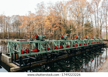Used to test the way water reacts to certain builds. Restored in 2019. Location: Waterloopbos, The Netherlands