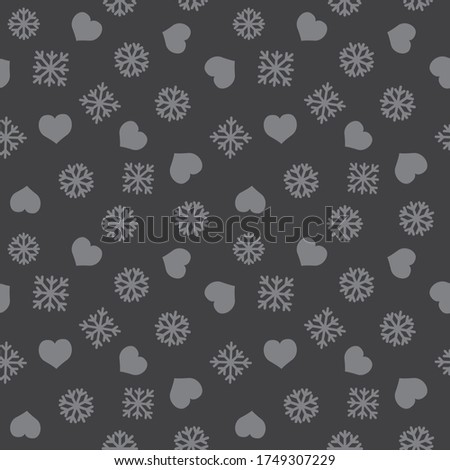 Christmas Grey Holiday seamless pattern background for website graphics, fashion textiles