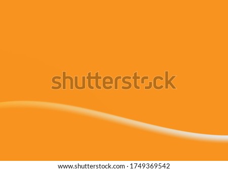 Gold orange satin fabric abstract for the background