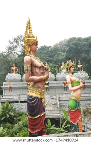 portrait Temple Thailand outdoor background beautiful travel holiday beautiful building Buddha religious beliefs