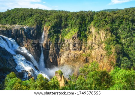 A Waterfall in Kuranda in Cairns Royalty-Free Stock Photo #1749578555
