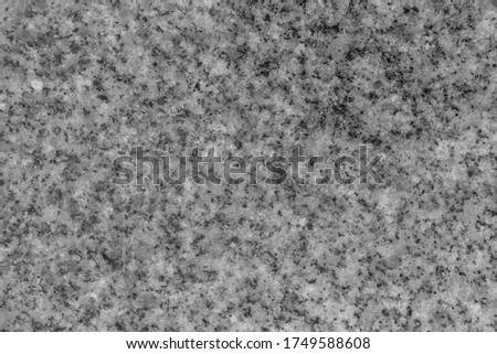 Monochrome, Black and white Granite stone photo. Abstract background texture. 